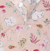 Story Time Pink Printed Cotton Comforter Sets by Happy Kids